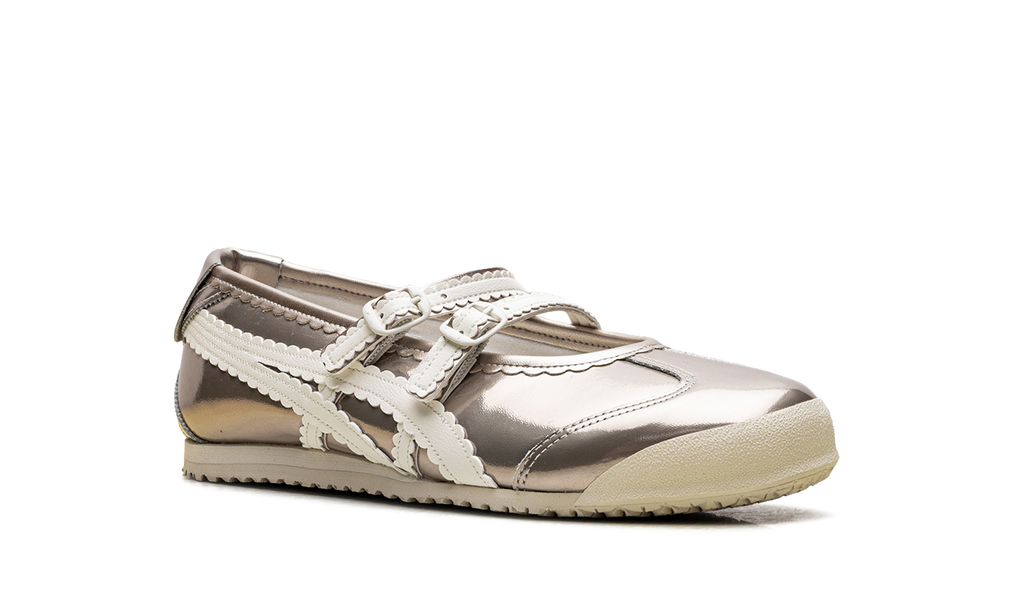 Onitsuka Tiger Mexico 66 TGRS Metallic Pack Women's Ballet Flats - Champagne Cream